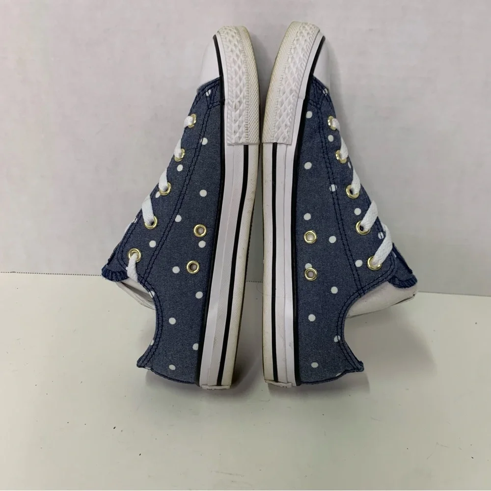 Converse Chuck Taylor All Star Madison Low Polka Dots size 4 Junior SUPER CLEAN